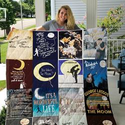 It S A Wonderful Life Quilt Blanket 0548 and Home Decor