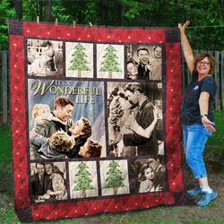 Its A Wonderful Life Quilt Blanket and Home Decor