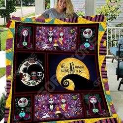 Jack And Sally Like 3D Personalized Customized Quilt Blanket 1220 and Home Decor