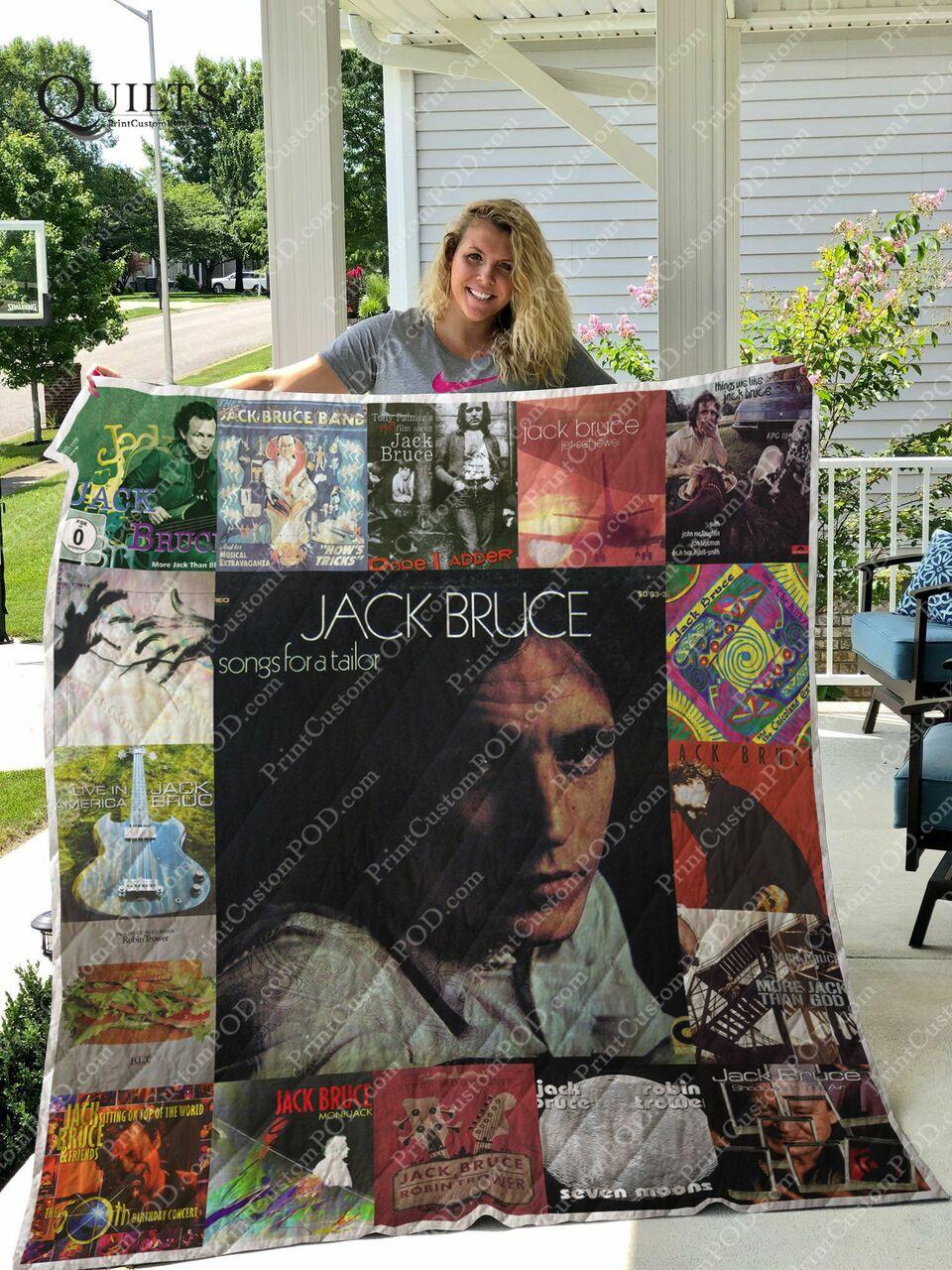 Jack Bruce Albums Quilt Blanket For Fans Ver 17 and Home Decor