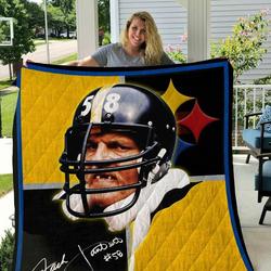 Jack Lambert V1 Blanket TH0607 Quilt and Home Decor