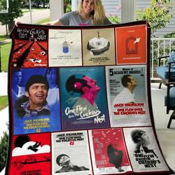 Jack Nicholson Quilt Blanket and Home Decor