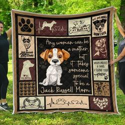 Jack Russel Terrier Jack Russel Mom Quilt Blanket Dhc04011661Dd and Home Decor