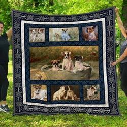 Jack Russell Terrier Cl08110272Mdq Quilt Blanket and Home Decor