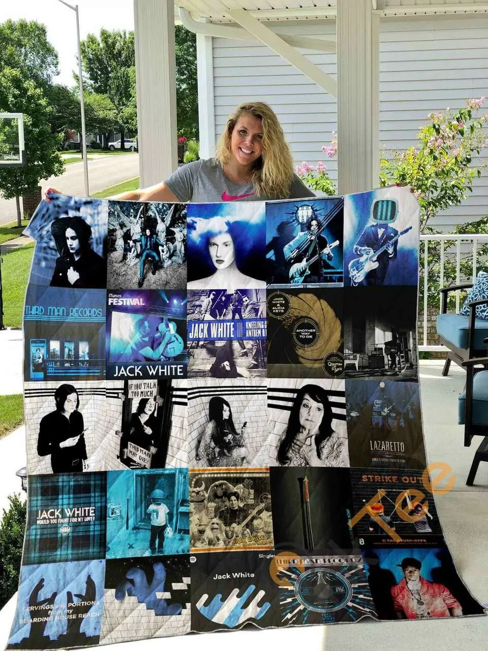 Jack White Blanket HA0910 Quilt and Home Decor