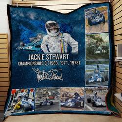 Jackie Stewart Quilt Blanket Bs1136 and Home Decor