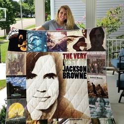 Jackson Browne Albums Quilt Blanket For Fans Ver 17 and Home Decor