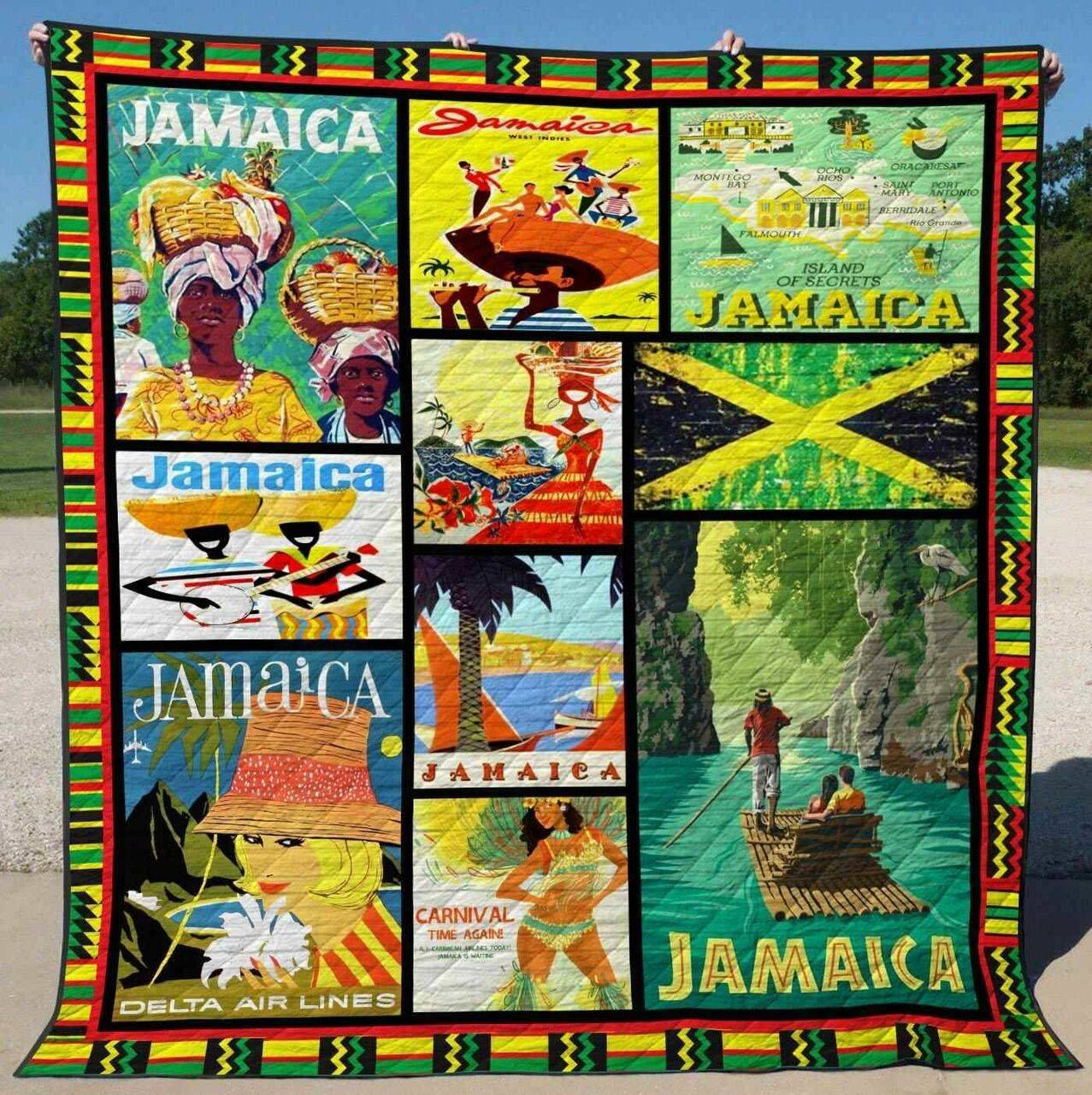 Jamaica 1 Blanket Th1607 Quilt and Home Decor