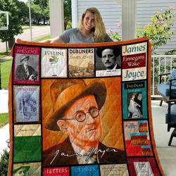 James Joyce Quilt Blanket 01 and Home Decor