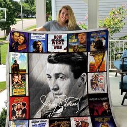 James Stewart Quilt Blanket 01 and Home Decor