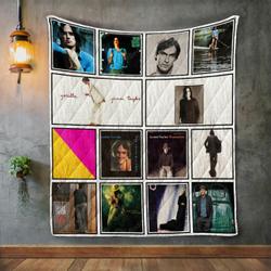 James Taylor 2 Album Covers Quilt Blanket and Home Decor