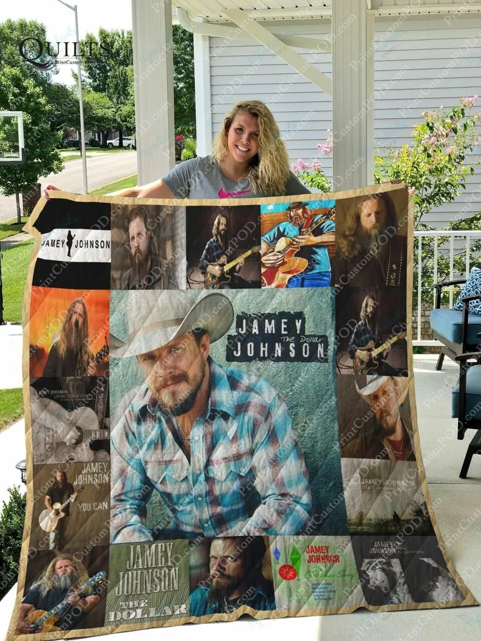 Jamey Johnson Albums Quilt Blanket For Fans Ver 17 and Home Decor