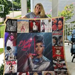 Janelle Mone Albums Quilt Blanket For Fans Ver 17 and Home Decor