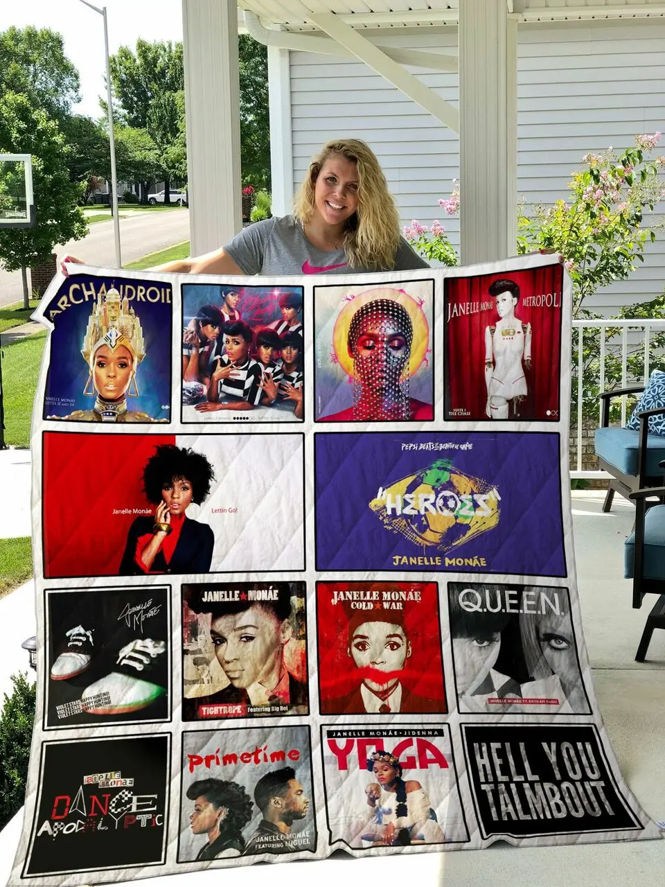 Janelle Mone Quilt Blanket and Home Decor