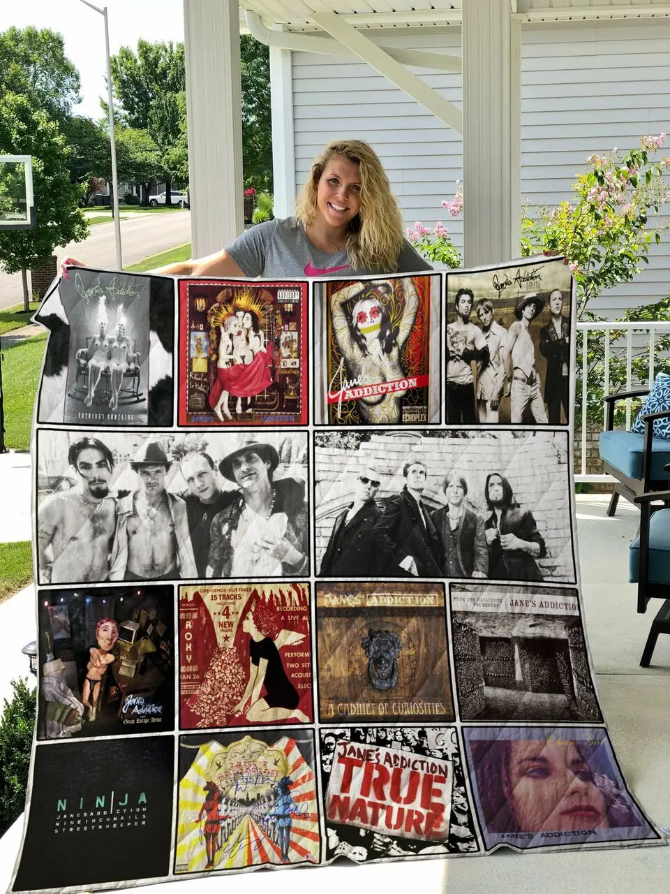 Janes Addiction Quilt and Home Decor