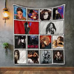 Janet Jackson Album Covers Quilt Blanket and Home Decor