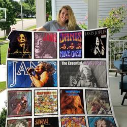 Janis Joplin Album Quilt Blanket 02 and Home Decor