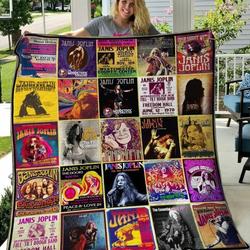 Janis Joplin Quilt Blanket Hvt060621  Quilt and Home Decor