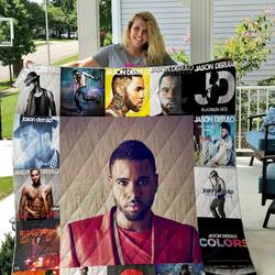 Jason Derulo Quilt Blanket and Home Decor