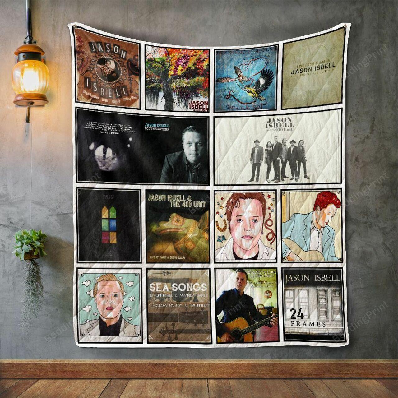 Jason Isbell Album Covers Quilt Blanket and Home Decor