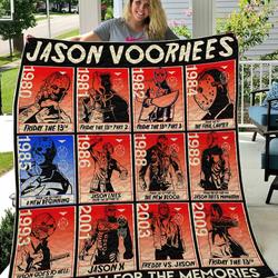Jason Voorhees Vr6 Quilt Blanket and Home Decor