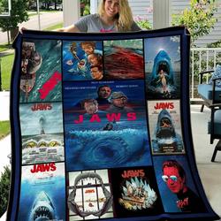 Jaws Blanket Th2906 Quilt and Home Decor