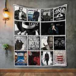 Jay-Z Album Covers Quilt Blanket and Home Decor