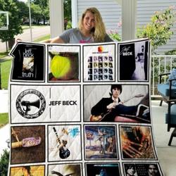 Jeff Beck 3D Personalized Customized Quilt Blanket 14 and Home Decor