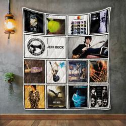 Jeff Beck Album Covers Quilt Blanket and Home Decor