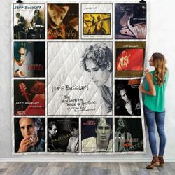 Jeff Buckley Singles Quilt Blanket 02 and Home Decor
