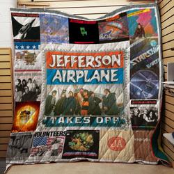 Jefferson Airplane Quilt Blanket and Home Decor