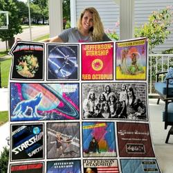 Jefferson Starship 3D Personalized Customized Quilt Blanket 20 and Home Decor