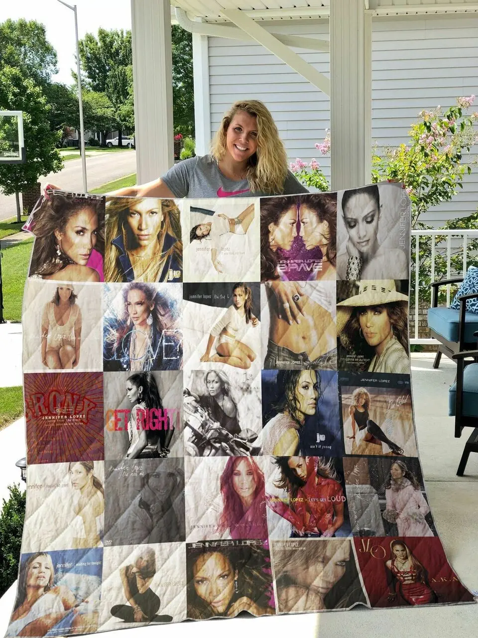 Jennifer Lopez 2 Quilt Blanket and Home Decor