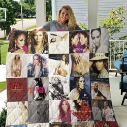 Jennifer Lopez 2 Quilt Blanket and Home Decor