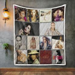 Jennifer Lopez 3 Album Covers Quilt Blanket and Home Decor