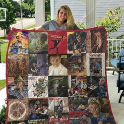 Jerry Reed Albums Quilt Blanket For Fans Ver 25 and Home Decor