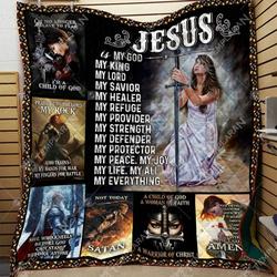 Jesus Is My Everything Knight Templar Quilt Blanket Hqt-Qvk000139  Quilt and Home Decor