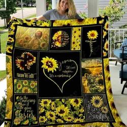 Jesus Is My Sunshine 3D Customized Quilt and Home Decor