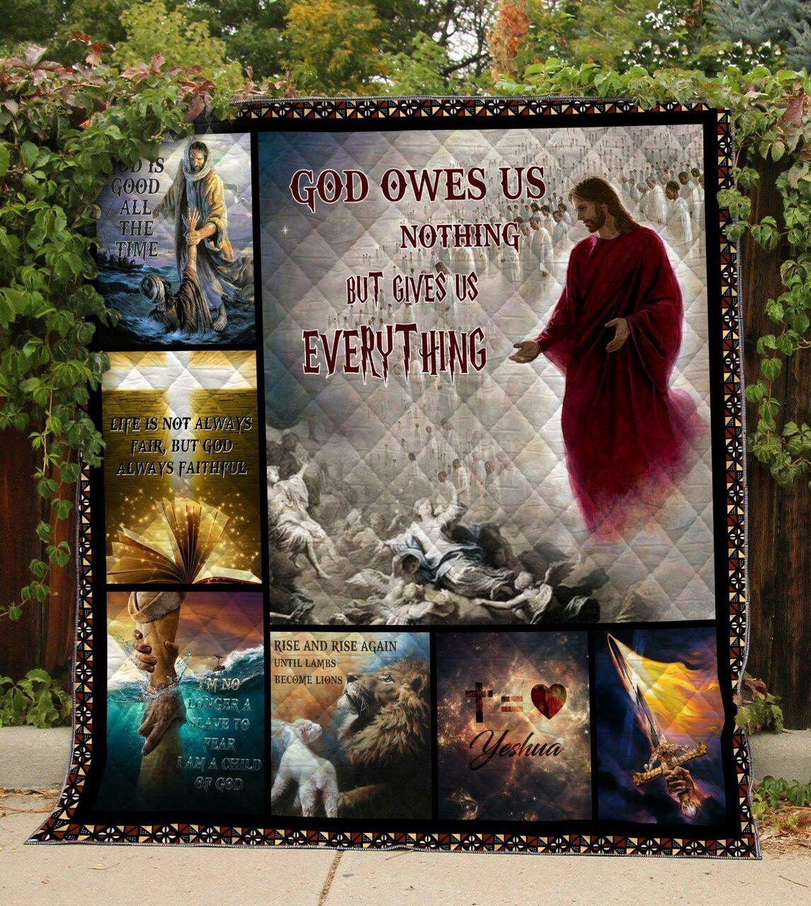 Jesus Quilt Bbj and Home Decor