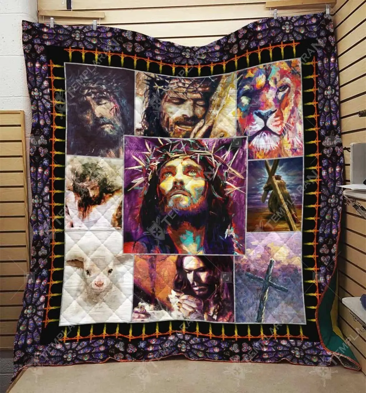 Jesus Quilt Bdh and Home Decor