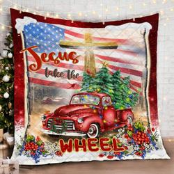 Jesus Take The Wheel Quilt Blanket Psl1099Q and Home Decor
