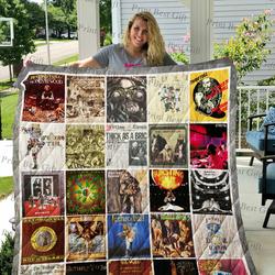 Jethro Tull Albums Cover Poster Quilt Blanket Ver 2 and Home Decor