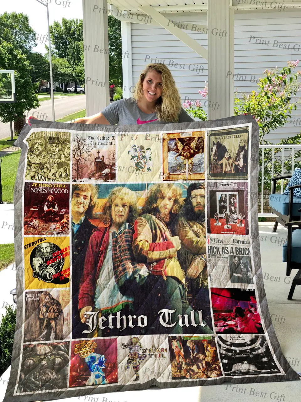 Jethro Tull Albums Cover Poster Quilt and Home Decor