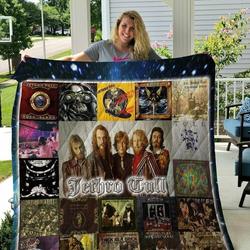 Jethro Tull Lp Album Quilt Blanket and Home Decor