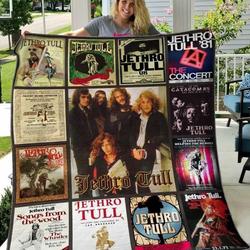 Jethro Tull Quilt Blanket Hvt040610  Quilt and Home Decor