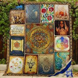 Jewish Mp184 JJI132 Awesome 3D Customized Quilt Hip and Home Decor