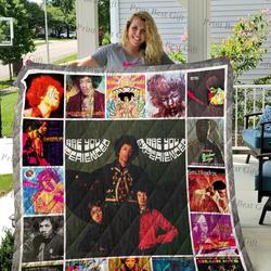 Jimi Hendrix Albums Cover Poster Quilt and Home Decor