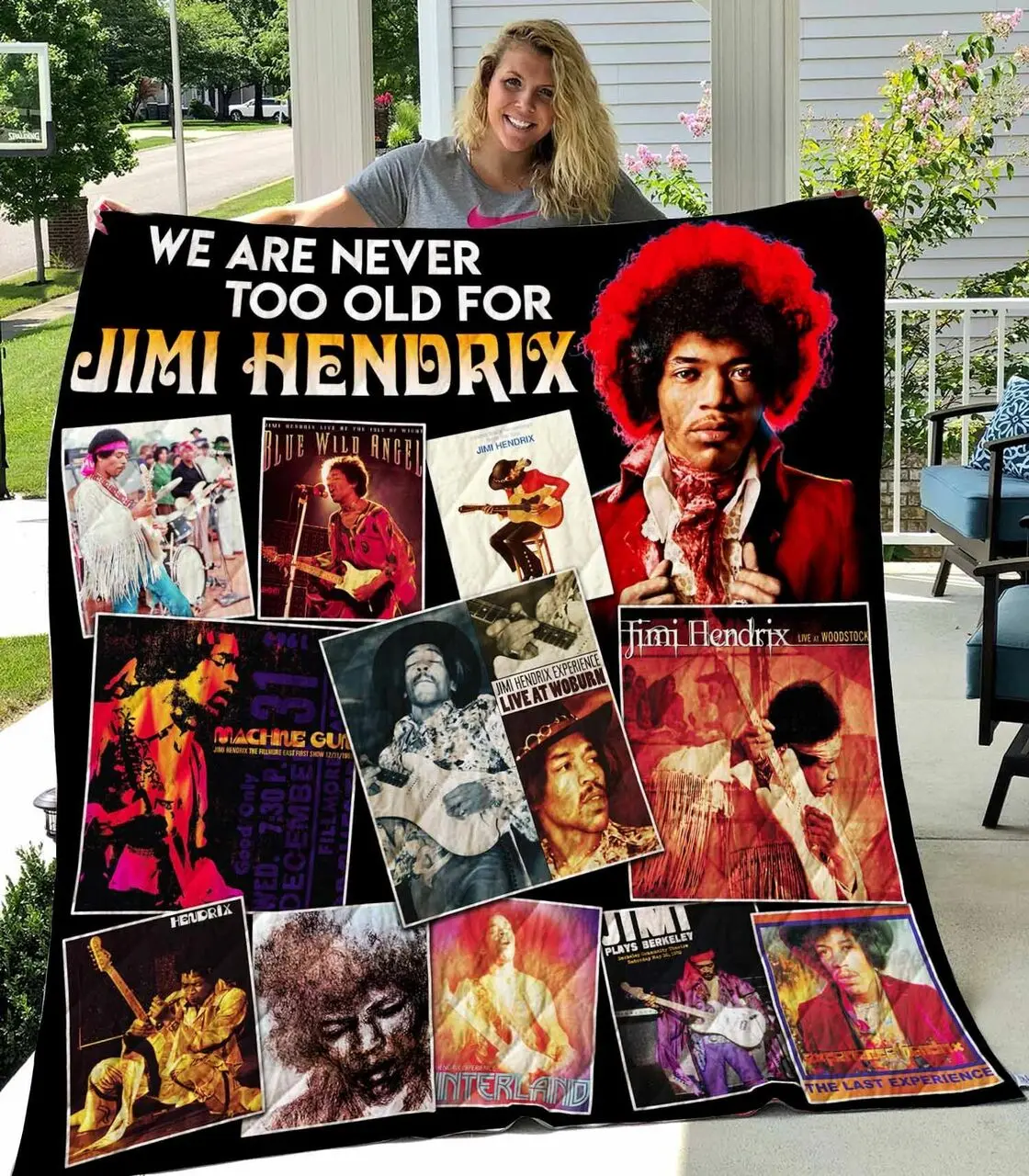 Jimi Hendrix New Quilt Blanket and Home Decor