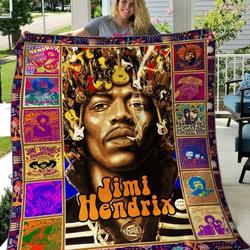 Jimi Hendrix Quilt Blanket Hvt280514  Quilt and Home Decor