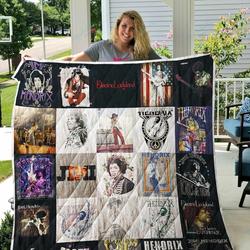 Jimi Hendrix Tshirt Quilt Blanket and Home Decor